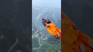 Yuhu Peak Wingsuit Flying Wingsuit Flying Zhang Shupeng Wingsuit Flyer Zhang Shupeng Fly with Sha [upl. by Aivatal]