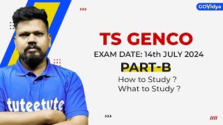 TS Genco  What to Study for PartB  tsgenco genco [upl. by Dougall]