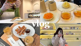 〈vlog〉社会人の2月の休日☕️大阪カフェ東京カフェバレンタイン🍫食事記録🍽️ [upl. by Grannie]