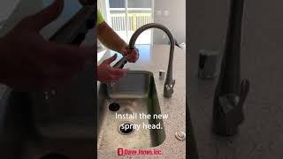 Replacing A Kitchen Faucet Spray Head [upl. by Simonette]