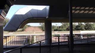 Monorail from EPCOT Center to TTC  Walt Disney World [upl. by Aziaf590]