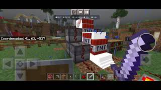 BOMBARDEO en MINECRAFT usando KATYUSHAS [upl. by Saitam]