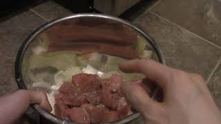 Instant Pot Recipe Pork Stew Frozen vegetables onions beef broth [upl. by Furlong360]