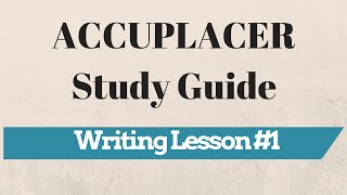 ACCUPLACER Writing  Lesson 1 Common Comma Functions [upl. by Coriss]