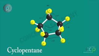 3d model of cyclopentane [upl. by Cohdwell442]