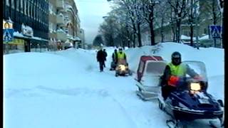 Århundradets snöstorm  Minnen amp bilder från dagarna som skakade Gävle 1998 [upl. by Ecirtaemed]