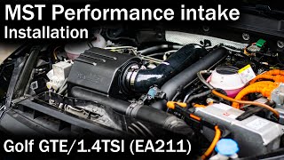 MST Performance intake installation MK7 Golf GTE A3 ETron 14 TSI EA211 [upl. by Erbas]