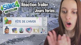 Réaction Trailer Jours Feriés et Analyse des Sims 4 Saisons [upl. by Uy]