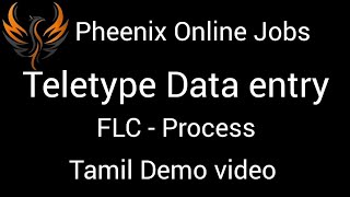 Teletype  FLC Tamil Demo video [upl. by Hervey]