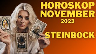 STEINBOCK ♑️🤩 NÄCHSTER SCHRITT IN DEINEM LEBEN ⭐️ Monatshoroskop  November 2023 steinbock tarot [upl. by Etnuahs]