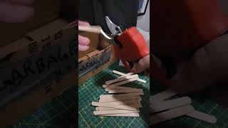 Making the Little House on the Prairie Ingalls House with popsicle sticks littlehouseontheprairie [upl. by Pall]