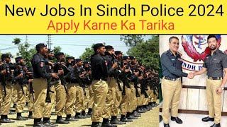 New Jobs Announced In Sindh Police Asi Jobs Latest 2024 All Sindh [upl. by Aneetsirhc]