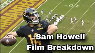 Film Study Can Sam Howell be the Washington Commanders franchise quarterback [upl. by Lu]