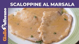 SECONDI PIATTI VELOCI SCALOPPINE AL MARSALA [upl. by Aihsyak60]