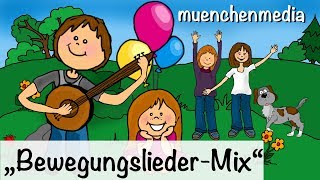 ♫ Spiel  und Bewegungslieder Mix Kinderlieder deutsch  Kinderlieder zum Mitsingen  muenchenmedia [upl. by Lundt932]