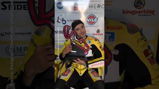 Andrea Iannone Wins Race 1 Aragon WorldSBK  firstwin teamgoeleven andreaiannone aragonworldsbk [upl. by Nations722]