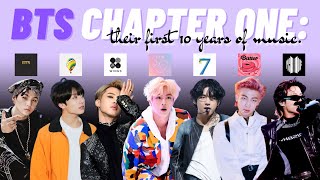 an introduction to bts discography from chapter one [upl. by Deehsar]