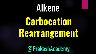 Carbocation Rearrangement I Dehydration of primary Alcohol [upl. by Yvonne665]