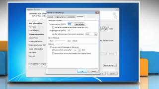 How to Set up an Email Account in Microsoft® Outlook 2010 [upl. by Phyllis]