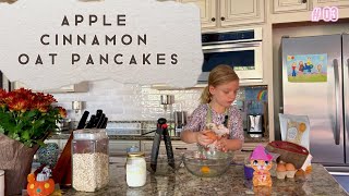 The Easiest Apple Cinnamon Oat Pancakes [upl. by Dodwell]