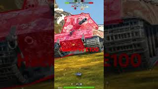 HACKER VS E100😄🤨 blitz worldoftanks [upl. by Windsor]