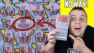 WE HIT 50x THE MONEY BIGGEST WIN EVER Lottery Ticket Scratch Off Big Win [upl. by Ecirtam275]