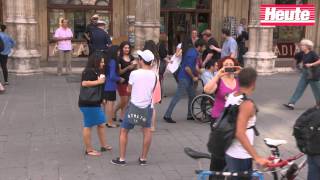 Flashmob gegen die HamasRaketen Wien 2472014 [upl. by Almond]