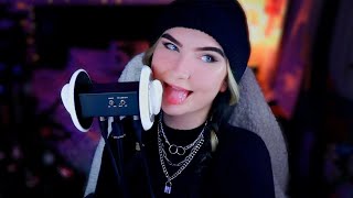 ASMR 3Dio Mouth Sounds  Intense Mouth Sounds w Delay For Full Body Tingles [upl. by Letnohc]