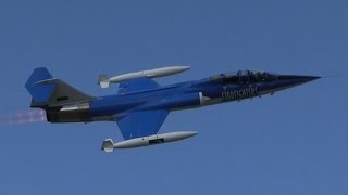 F104 Starfighter  Display Flight [upl. by Rovit]