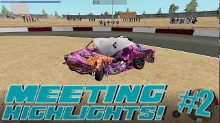 Online BeamNG Banger Racing Meeting Highlights 2 Discord Links In Description [upl. by Arednaxela]