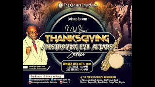 MIDYEAR THANKSGIVING  DESTROYING EVIL ALTARS SERVICE 1ST SERVICE  28TH JULY 2024 [upl. by Lalib103]