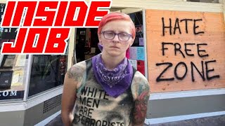 Portland Witch Bookstore Vandalized By Antifa Employees Most Likely [upl. by Adkins]