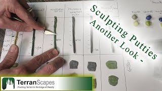 TerranScapes  Sculpting Putties Review pt 2  Milliput GreenStuff Procreate [upl. by Tella632]