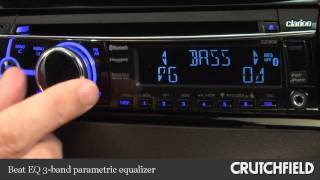 Clarion CZ302 CD Receiver Display and Controls Demo  Crutchfield Video [upl. by Lail]