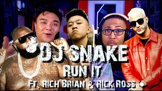 Music Producers REACT to DJ Snake  Run It Ft Rick Ross amp Rich Brian [upl. by Scarface]