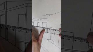 How to Draw a City Section Using OnePoint Perspective [upl. by Elata]