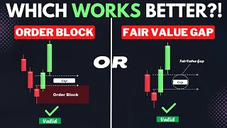 Order Block Entry VS Fair Value Gap Entry [upl. by Anawaj]