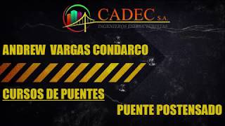 PUENTE POSTENSADO con CSiBRIDGE [upl. by Sy]