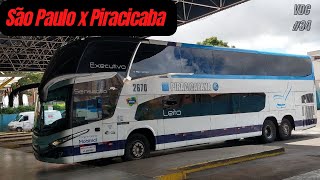 São Paulo x Piracicaba com a Viação Piracicabana 34 [upl. by Nwadal]