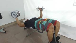 พื้นฐานการเล่นเวท  วิธีฝึกกล้ามอกล่าง Chest Decline Dumbbell Fly [upl. by Pinto]