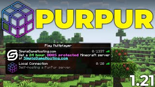 How To Make a PurPur Minecraft Server in 121 [upl. by Sparke45]