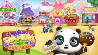 Panda Lu Fun Park 🐼 Amusement Rides amp Festive Treats 🎠 TutoTOONS [upl. by Eralcyram]