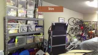 Garage Makeover with IKEA Kitchen Cabinets [upl. by Slein]