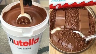 Best NUTELLA Chocolate Cake Are Very Creative And Tasty  Perfect Chocolate Cake Tutorials [upl. by Anayek]