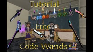 Wizard101  All the code wands and how to get them [upl. by Lavinie]