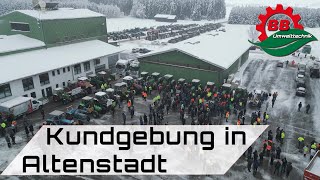 BBUmwelttechnik  Wir waren dabei  Bauernprotest in Altenstadt  Schongau  Redner Max Bannaski [upl. by Constanta]