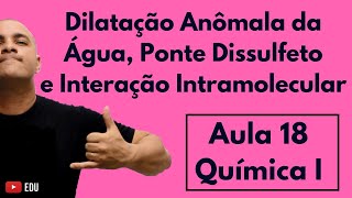 Dilatação Anômala da Água Ponte Dissulfeto e Interação Intramolecular  Aula 18 Química I [upl. by Chavez]