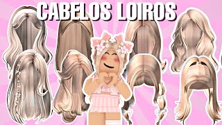 ID CODES DE CABELOS LOIROS no BROOKHAVEN  Roblox [upl. by Gertie]