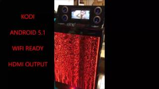 WIFI Water fountain Multifunctional Karaoke system Iphoenix SH71B [upl. by Barby]