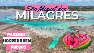 O QUE FAZER EM SÃO MIGUEL DOS MILAGRES E NA PRAIA DO PATACHO EM ALAGOAS – O PARAÍSO DO BRASIL [upl. by Linda]